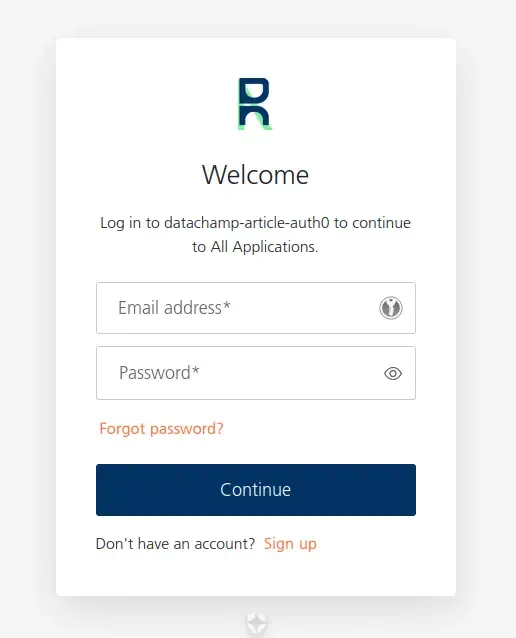 Customize Auth0 Authentication Portal V2