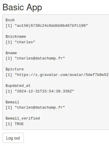 Improved Auth0 User Info