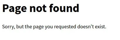Page not found