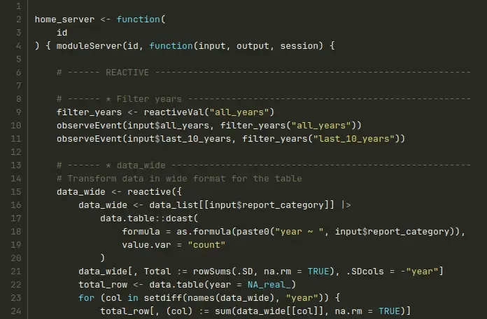 Shiny Tiny Hackathon - home module server file