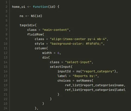 Shiny Tiny Hackathon - home module UI file