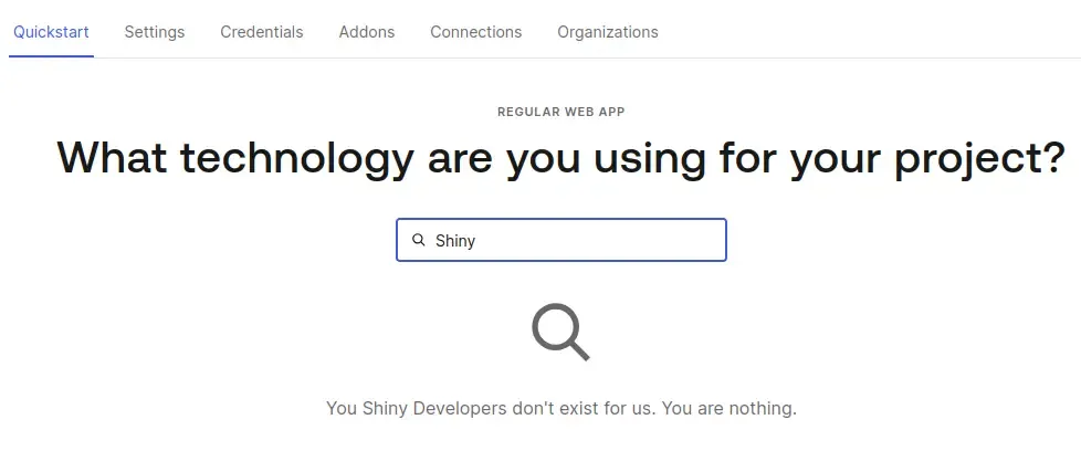Créer une nouvelle Application dans Auth0