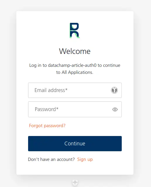 Customize Auth0 Authentication Portal V2