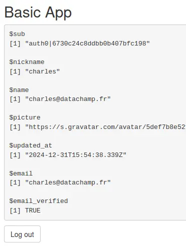 Improved Auth0 User Info