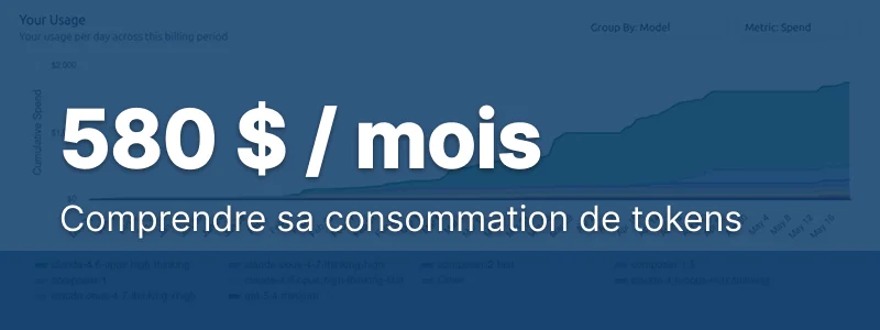 580 $ de Cursor en un mois : comprendre et maîtriser sa consommation de tokens