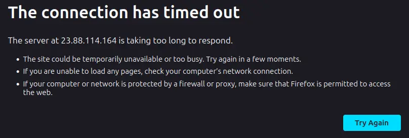 Shiny Server times out