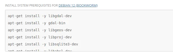 System dependencies for sf